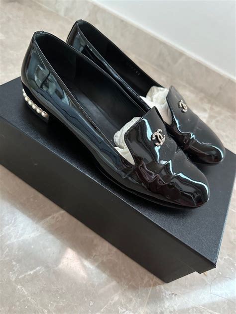 chanel loafers with pearls|Chanel Loafers On Sale .